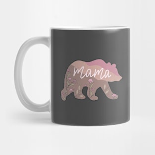 Mama Bear Floral Mug